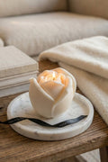 Large Rose Shaped Candle - Joe’s Haven