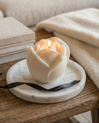 Large Rose Shaped Candle - Joe’s Haven