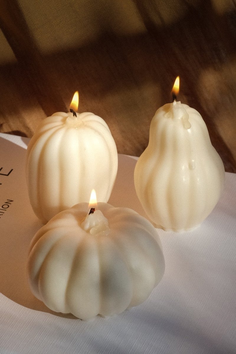 Large Pumpkin Shaped Candles - Joe’s Haven