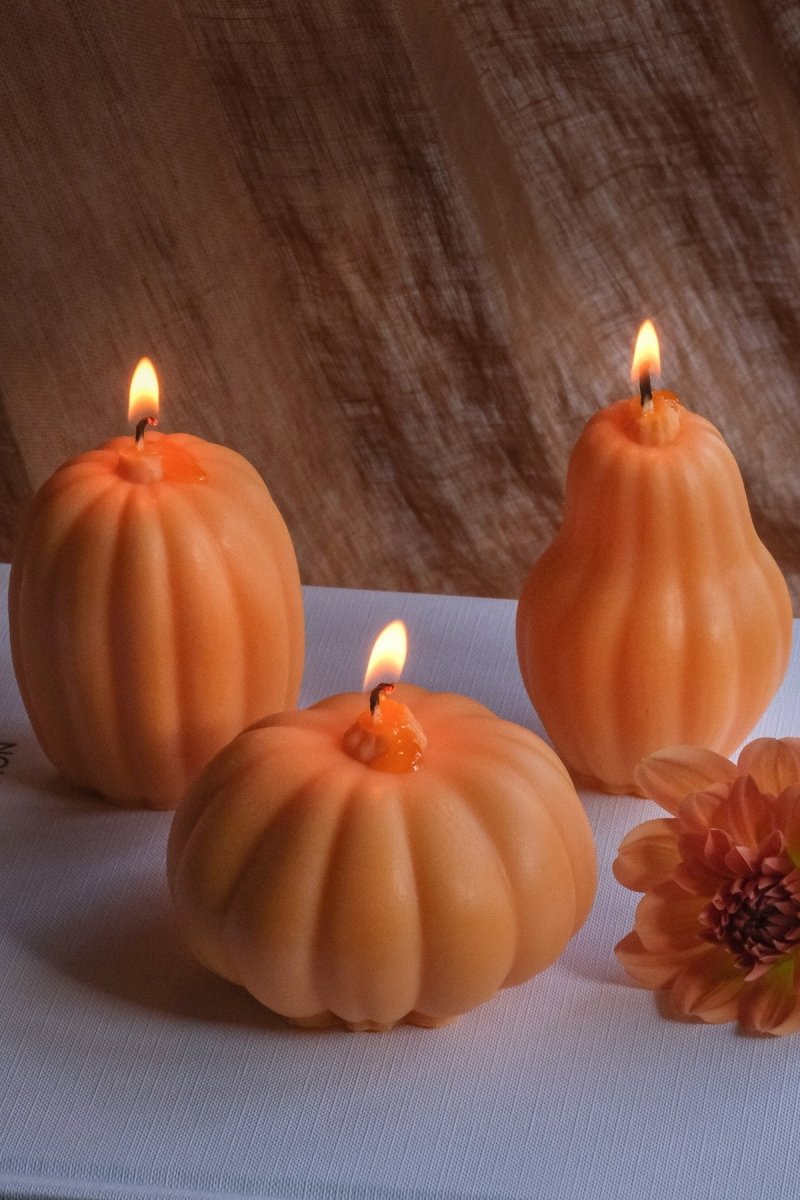 Large Pumpkin Shaped Candles - Joe’s Haven