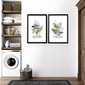 Laundry room decor accessories | set of 2 wall art prints - Joe’s Haven