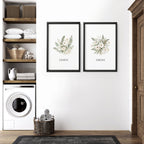 Laundry Room Pictures | Set of 2 wall art prints - Joe’s Haven