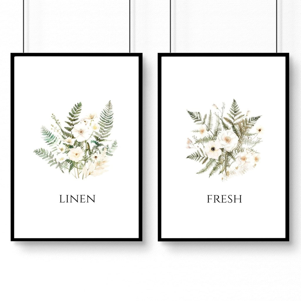 Laundry Room Pictures | Set of 2 wall art prints - Joe’s Haven