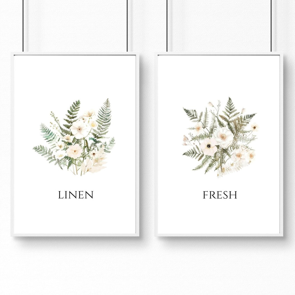 Laundry Room Pictures | Set of 2 wall art prints - Joe’s Haven