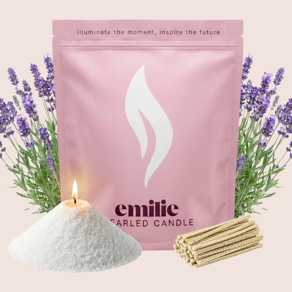 Lavender Scented Pearled Candle - Joe’s Haven