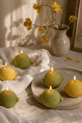 Lemon Shaped Candles - pack of 3 - Joe’s Haven