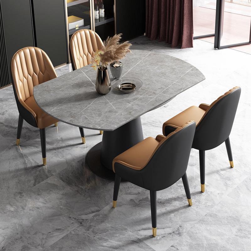 Lessie Extendable Dining Table, Sintered Stone - Joe’s Haven