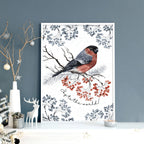 Christmas wall hangings art print