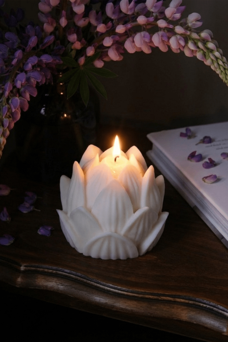 Lotus Flower Candle - Joe’s Haven