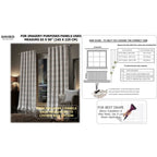 Luxe Geo Velvet Eyelet Curtains - Champagne - Joe’s Haven