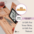 Luxury Eco - Friendly Bamboo Bath Tray - Joe’s Haven