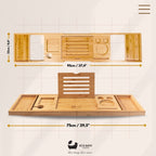 Luxury Eco - Friendly Bamboo Bath Tray - Joe’s Haven