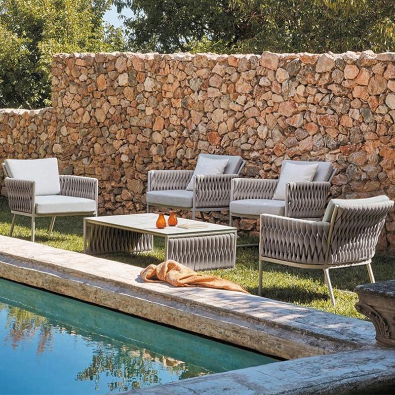 Macleod Garden Dining Table Set, Rattan - Joe’s Haven