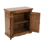 Carved Mango Wood Sideboard With 2 Doors - Joe’s Haven