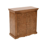 Carved Mango Wood Sideboard With 2 Doors - Joe’s Haven