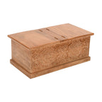 Carved Mango Wood Coffee Table/Blanket Box - Joe’s Haven