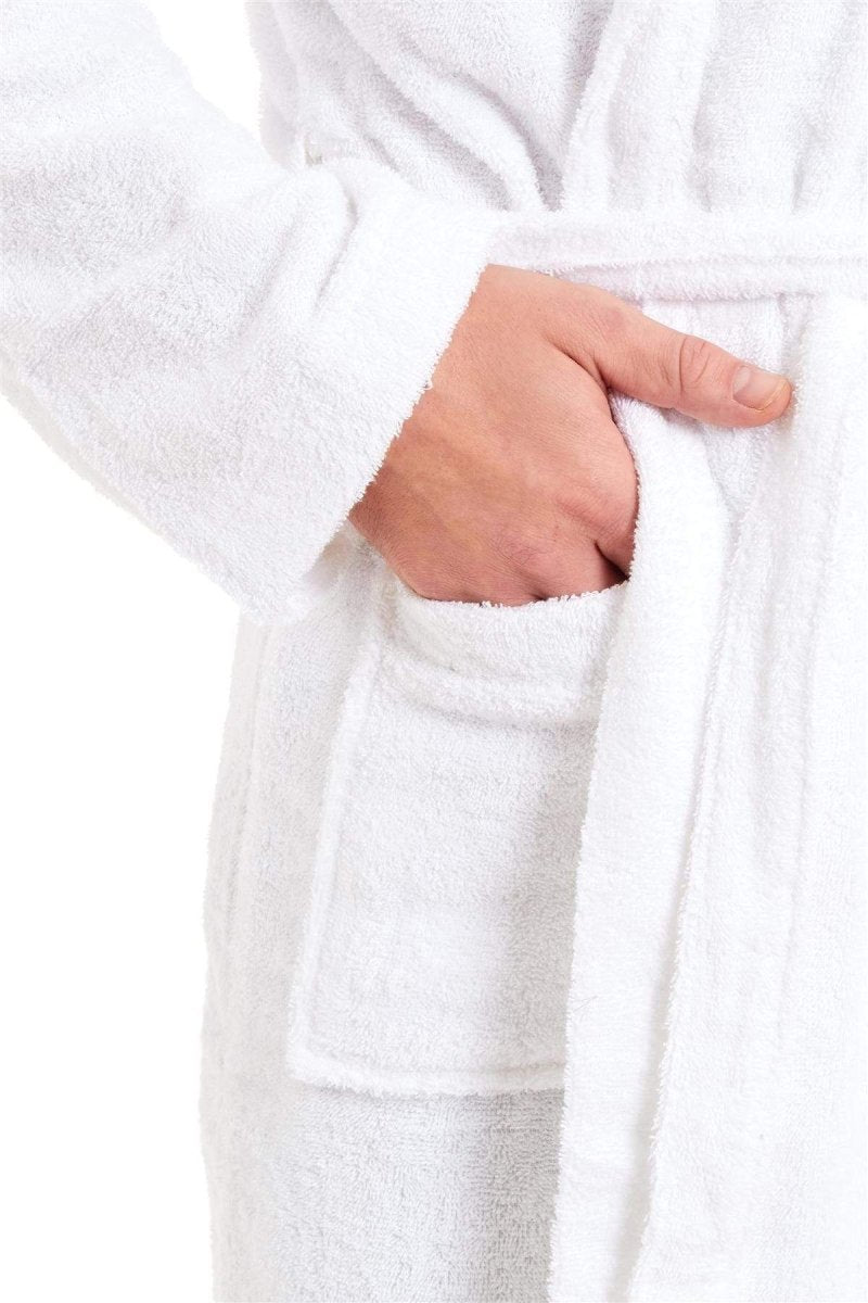 Men's Luxury Bamboo Cotton Hooded Bathrobe - Joe’s Haven