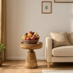 Merlin Mango Wood Side Table - Joe’s Haven