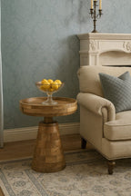 Merlin Mango Wood Side Table - Joe’s Haven