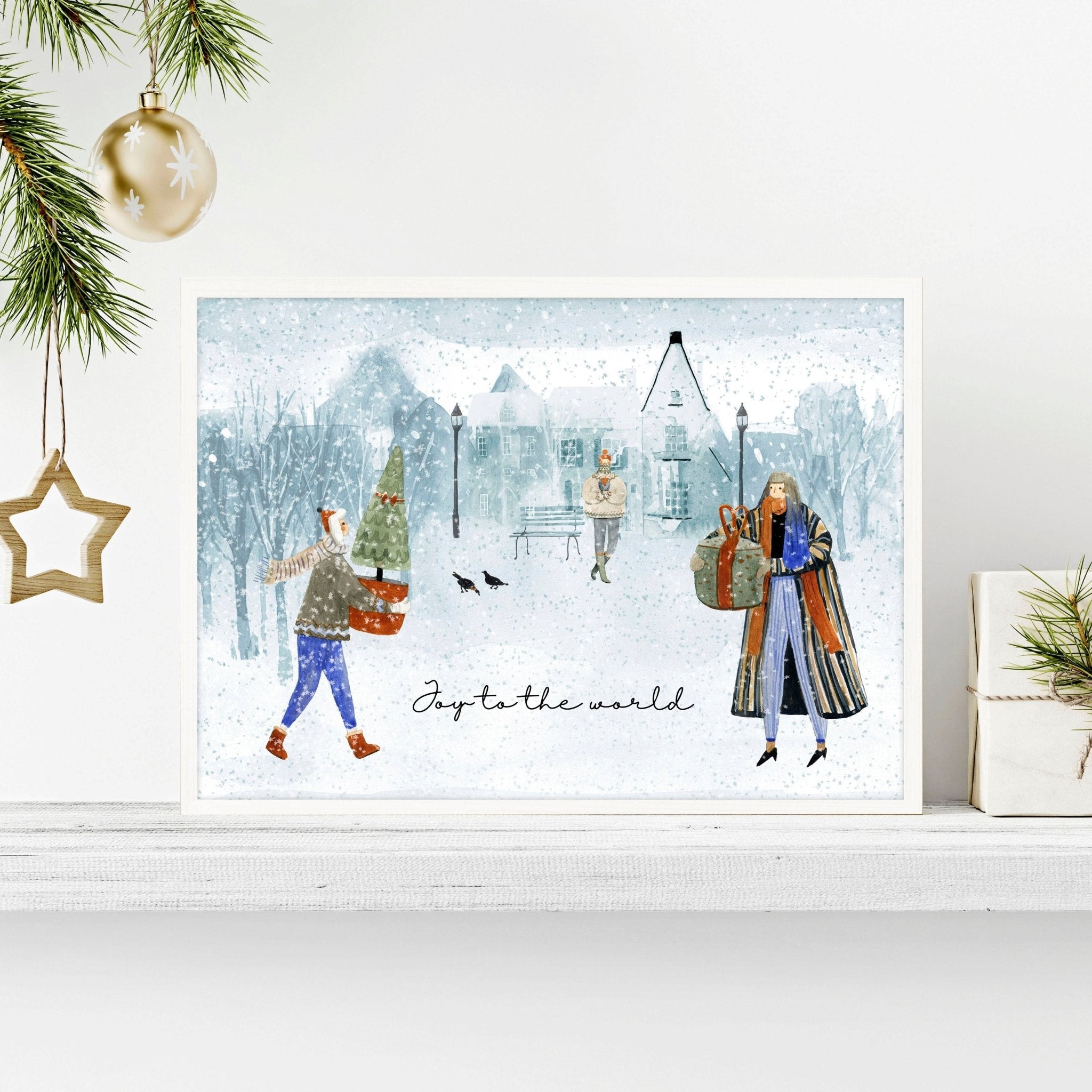Christmas trees for the wall | wall art print