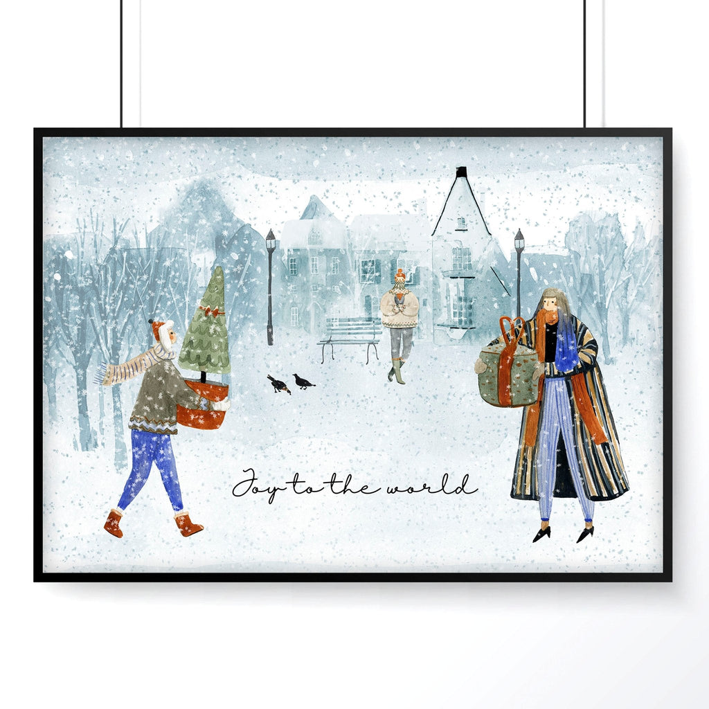 Christmas trees for the wall | wall art print