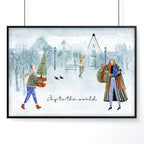 Christmas trees for the wall | wall art print