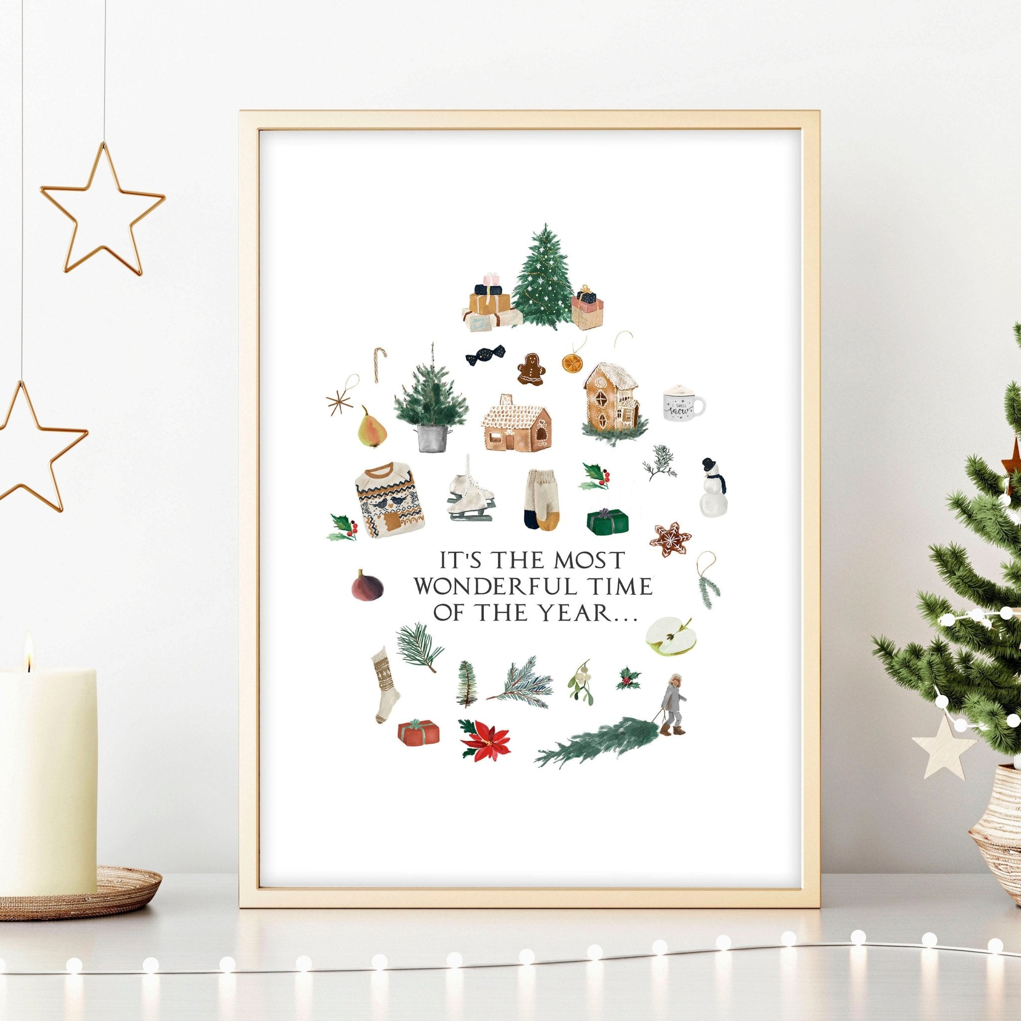 Sentimental xmas gifts | Wall art print