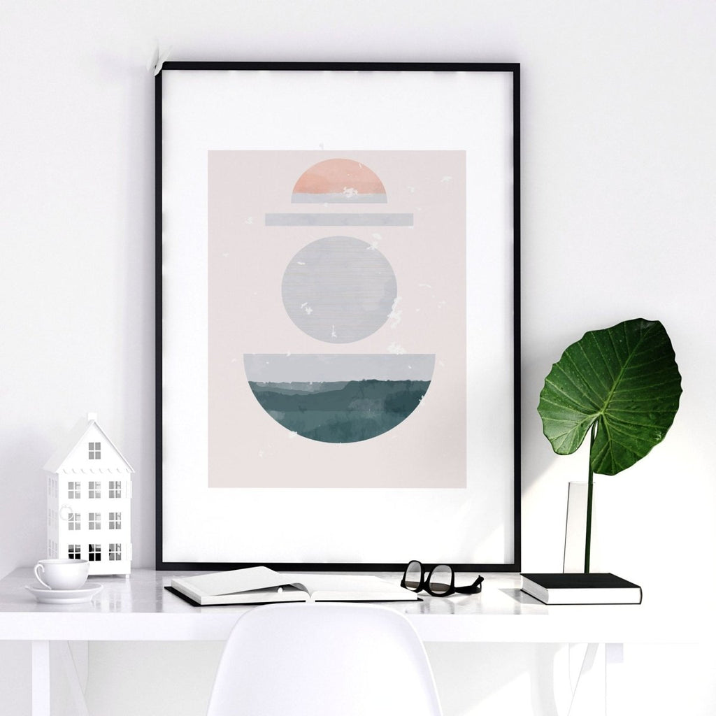 Abstract art for wall | set of 3 framed wall art - Joe’s Haven