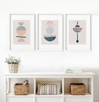 Abstract art for wall | set of 3 framed wall art - Joe’s Haven