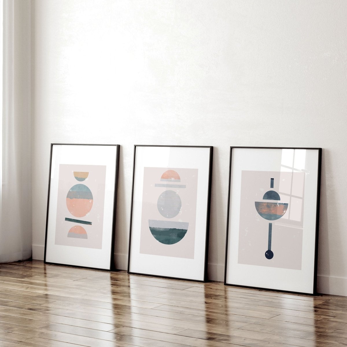 Abstract art for wall | set of 3 framed wall art - Joe’s Haven