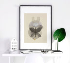 Wall art neutral | set of 3 framed wall art prints - Joe’s Haven