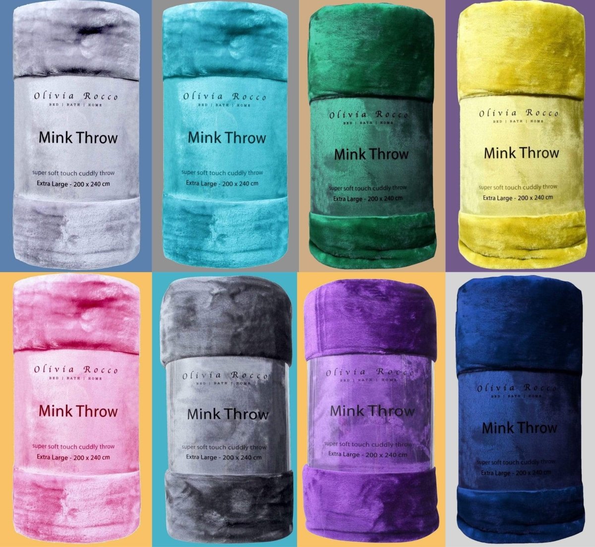 Mink Faux Fur Velvet Touch Extra Large Luxury Throw Blanket - Joe’s Haven