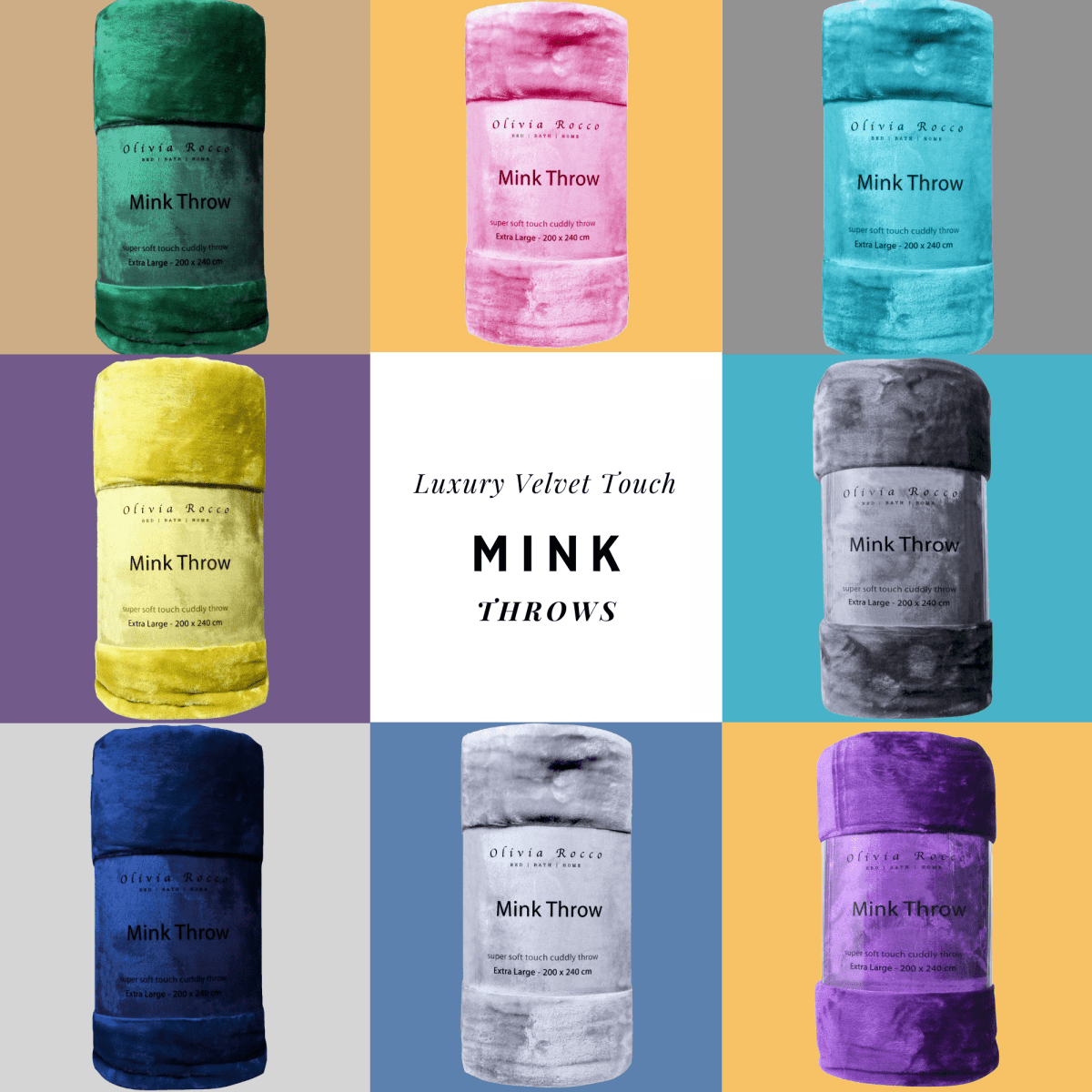 Mink Faux Fur Velvet Touch Extra Large Luxury Throw Blanket - Joe’s Haven