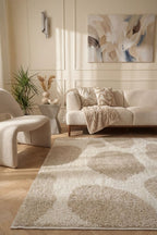 Moodi Shaggy Cream Kora Rug - Joe’s Haven