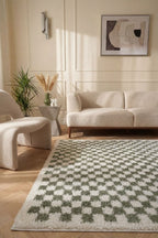 Moodi Shaggy Green Lunel Rug - Joe’s Haven