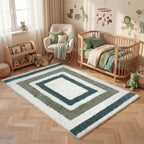 Moodi Shaggy Green Marina Rug - Joe’s Haven
