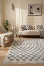 Moodi Shaggy Grey Mulberry Rug - Joe’s Haven