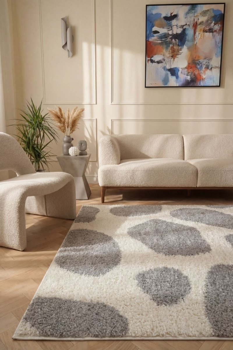 Moodi Shaggy Grey Tarn Rug - Joe’s Haven