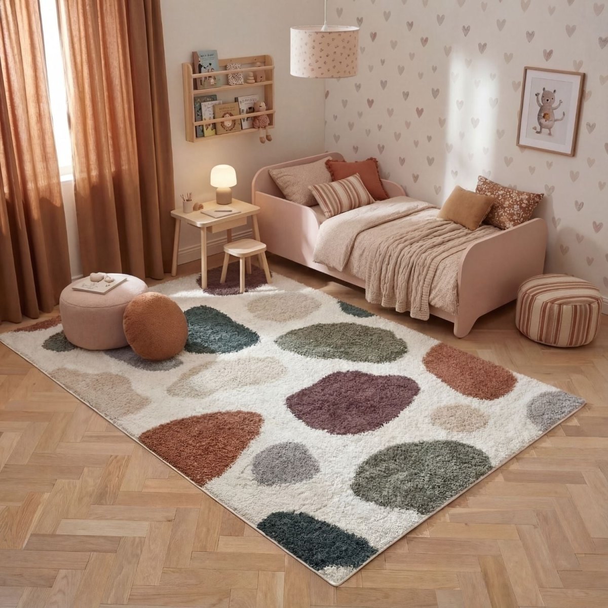 Moodi Shaggy Multicolour Mingle Rug - Joe’s Haven