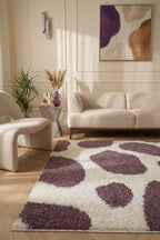 Moodi Shaggy Purple Nimbus Rug - Joe’s Haven