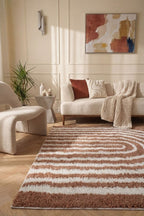 Moodi Shaggy Terra Tawny Rug - Joe’s Haven