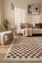 Moodi Shaggy Terra Pixelate Rug - Joe’s Haven