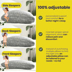 Brightr® MoonHug Adjustable Memory Foam pillow - Joe’s Haven