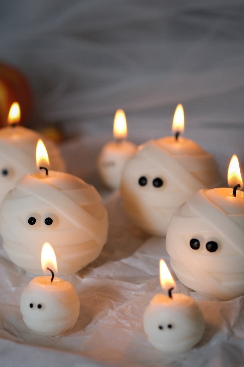 Mummy Ghost Candle Duo - Joe’s Haven