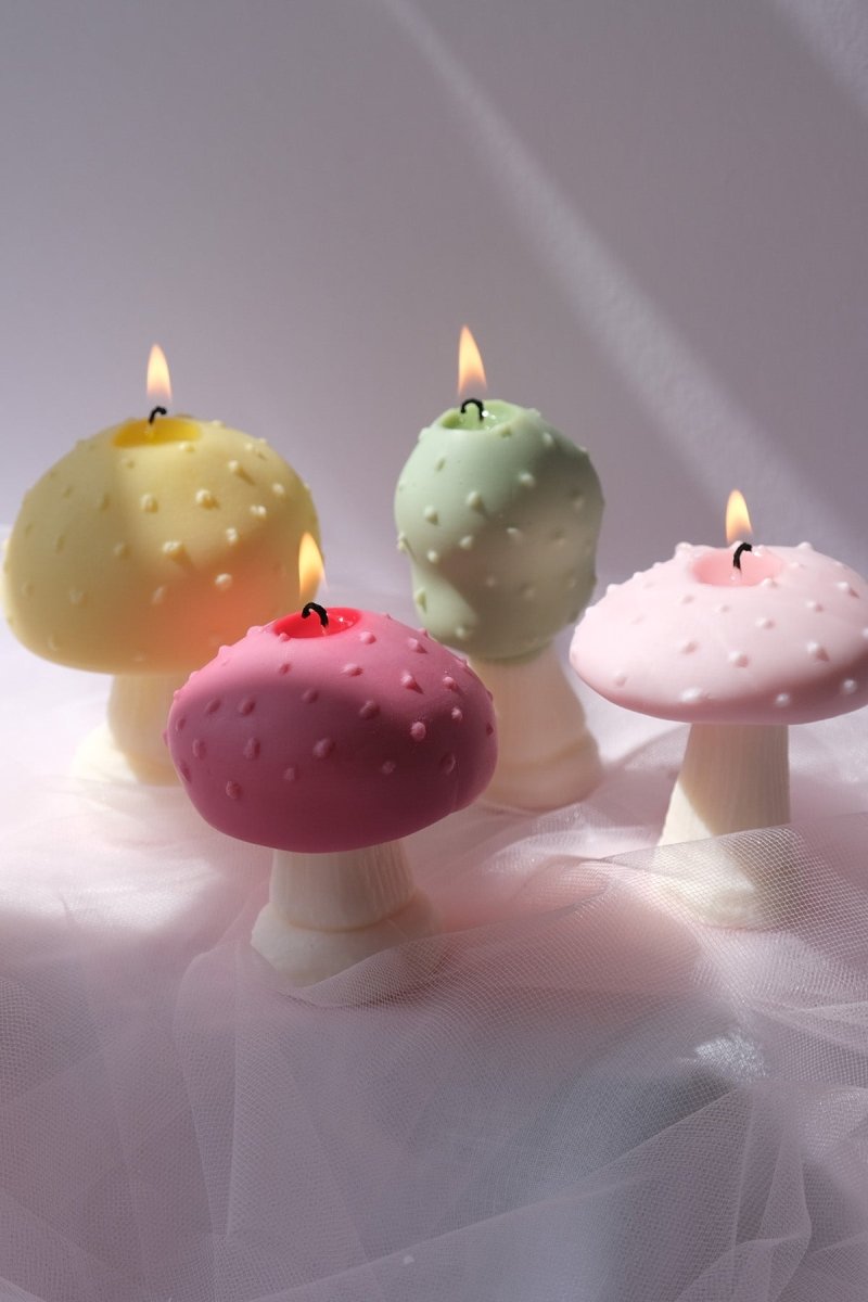 Mushroom Shaped Candles - Joe’s Haven