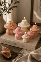 Goddess Mushroom Candles - Trio - Joe’s Haven