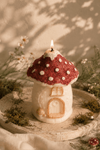 Mushroom House Candle - Joe’s Haven