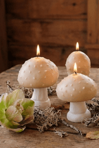 Mushroom Shaped Candles - Joe’s Haven