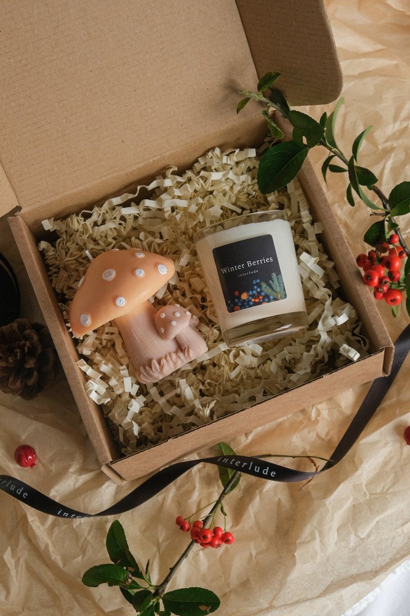 Mushroom and Wild Berries Scented Candle Gift Set - Joe’s Haven