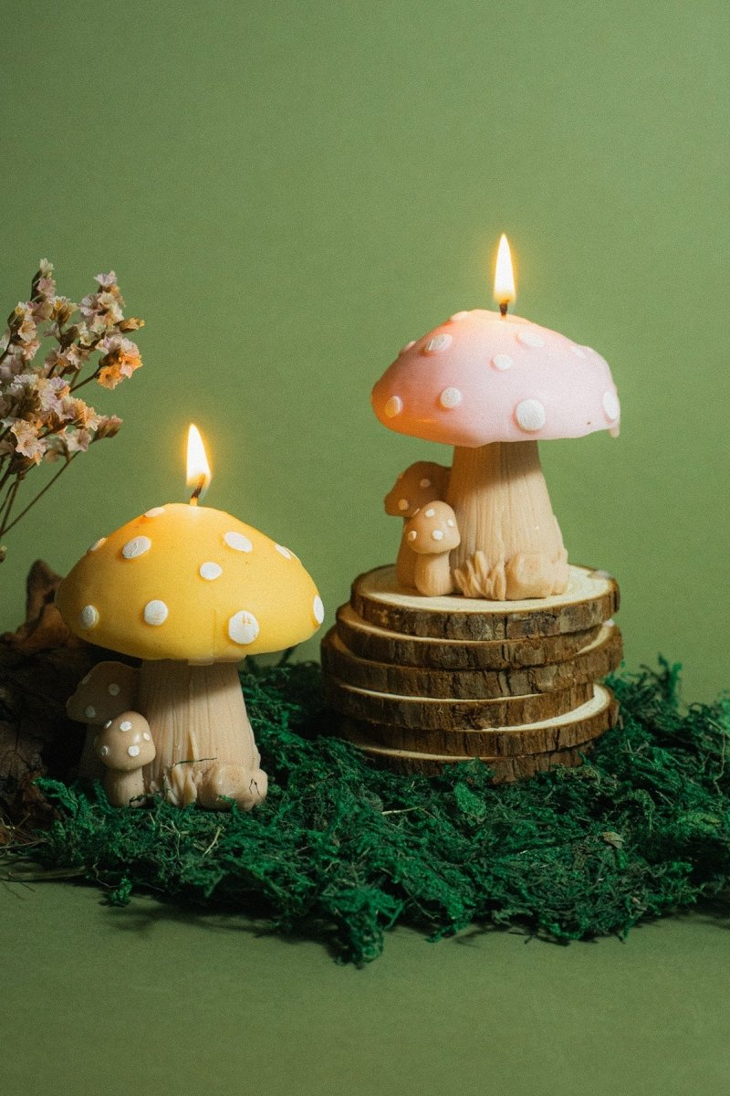 Mushroom Family Candle - Joe’s Haven